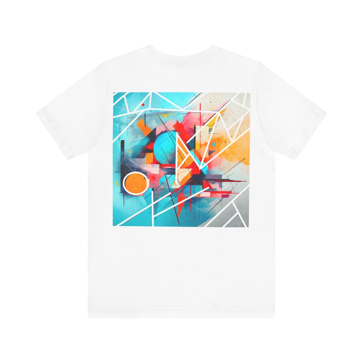 Abstract Arts (Design on Back) - Unisex Jersey Short Sleeve Tee