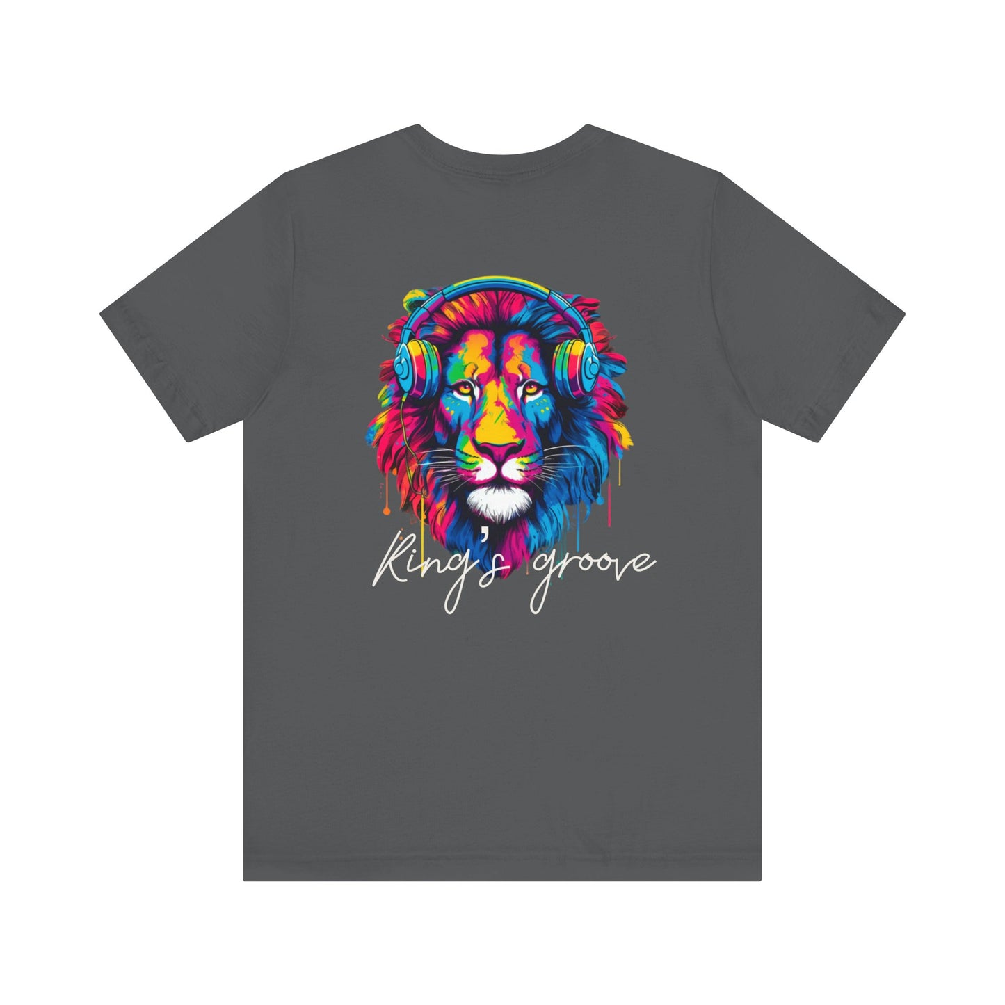 King's Groove (Design on Back) - Unisex Jersey Short Sleeve Tee