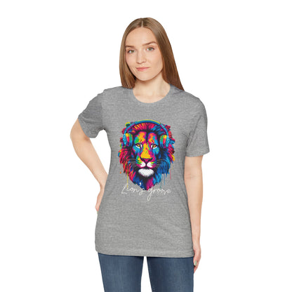 Lion's Groove - Unisex Jersey Short Sleeve Tee