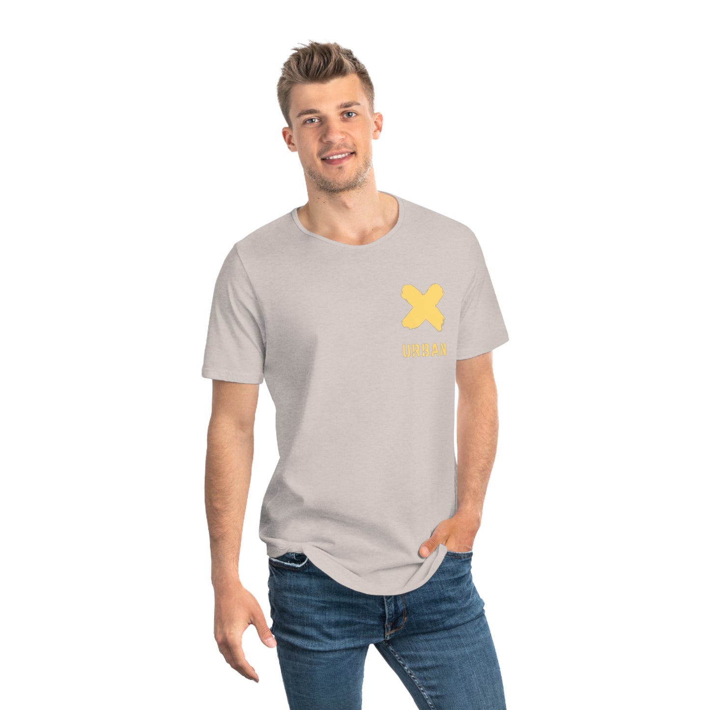 Urban X Men's Jersey Curved Hem Tee