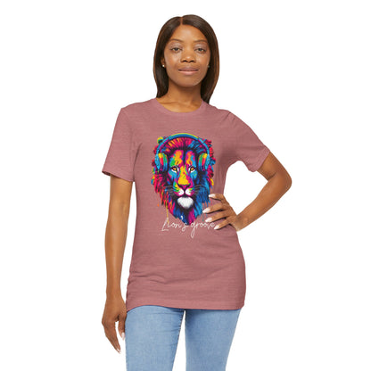 Lion's Groove - Unisex Jersey Short Sleeve Tee