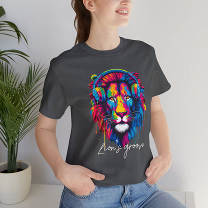 Lion's Groove - Unisex Jersey Short Sleeve Tee