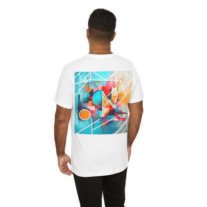 Abstract Arts (Design on Back) - Unisex Jersey Short Sleeve Tee