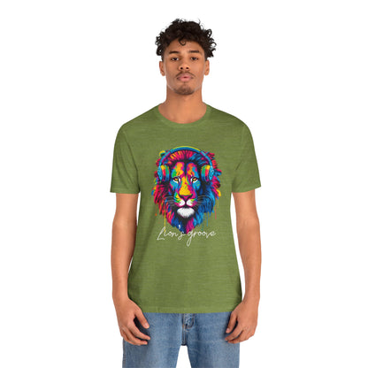 Lion's Groove - Unisex Jersey Short Sleeve Tee