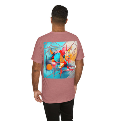 Abstract Arts (Design on Back) - Unisex Jersey Short Sleeve Tee