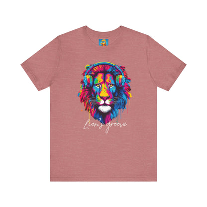 Lion's Groove - Unisex Jersey Short Sleeve Tee