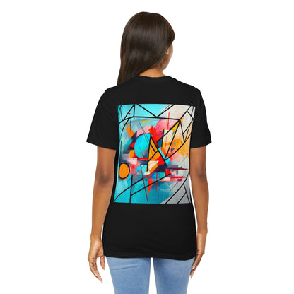 Abstract Arts (Design on Back) - Unisex Jersey Short Sleeve Tee