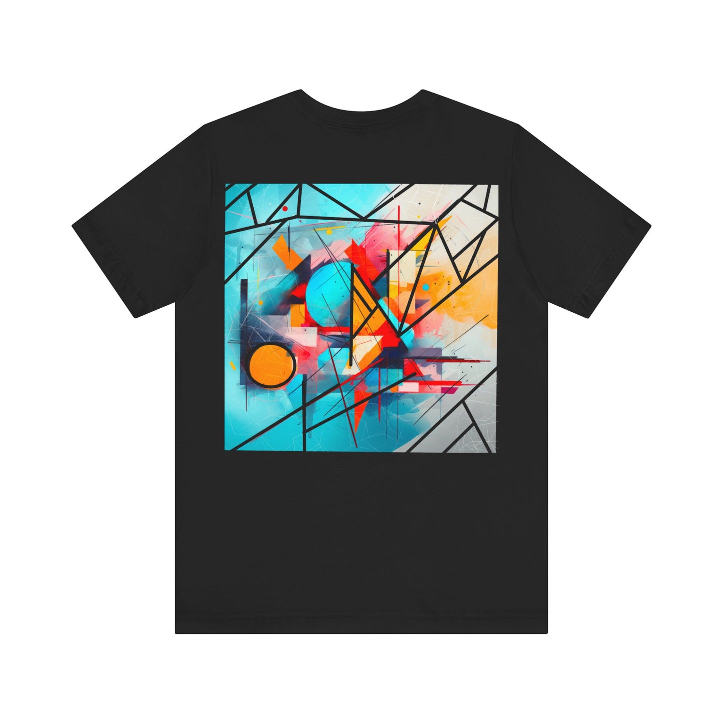 Abstract Arts (Design on Back) - Unisex Jersey Short Sleeve Tee