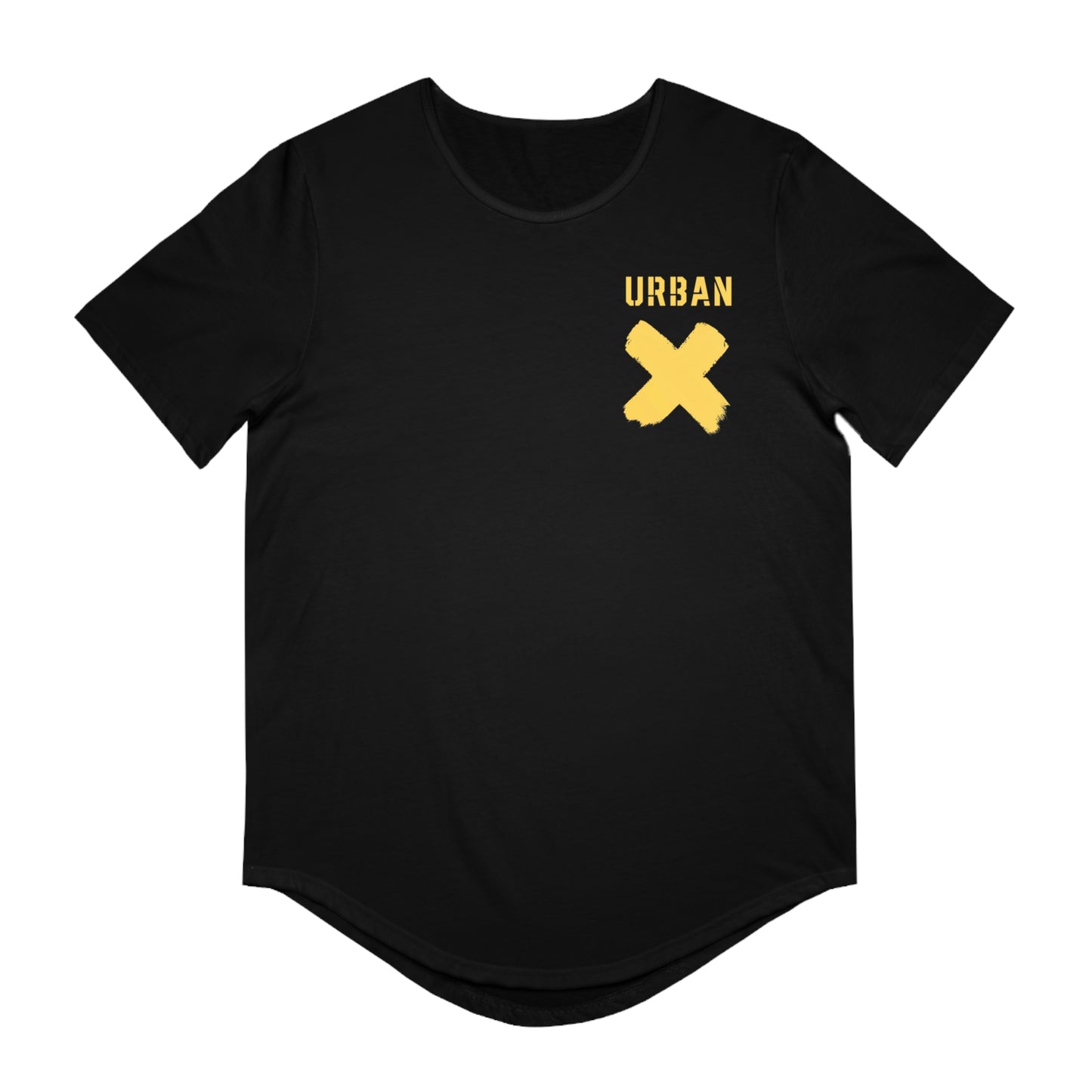 Urban X Men's Jersey Curved Hem Tee