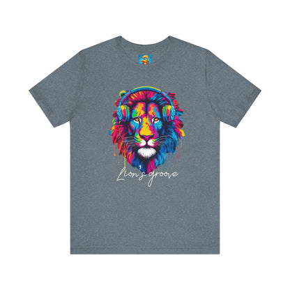 Lion's Groove - Unisex Jersey Short Sleeve Tee