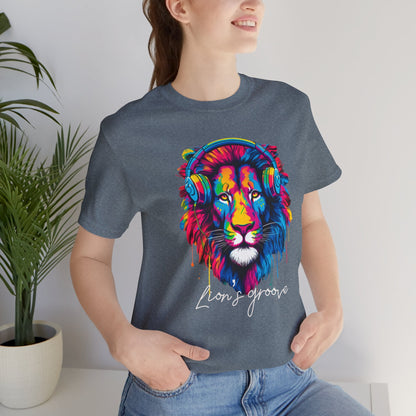 Lion's Groove - Unisex Jersey Short Sleeve Tee