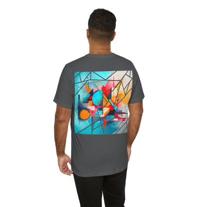 Abstract Arts (Design on Back) - Unisex Jersey Short Sleeve Tee