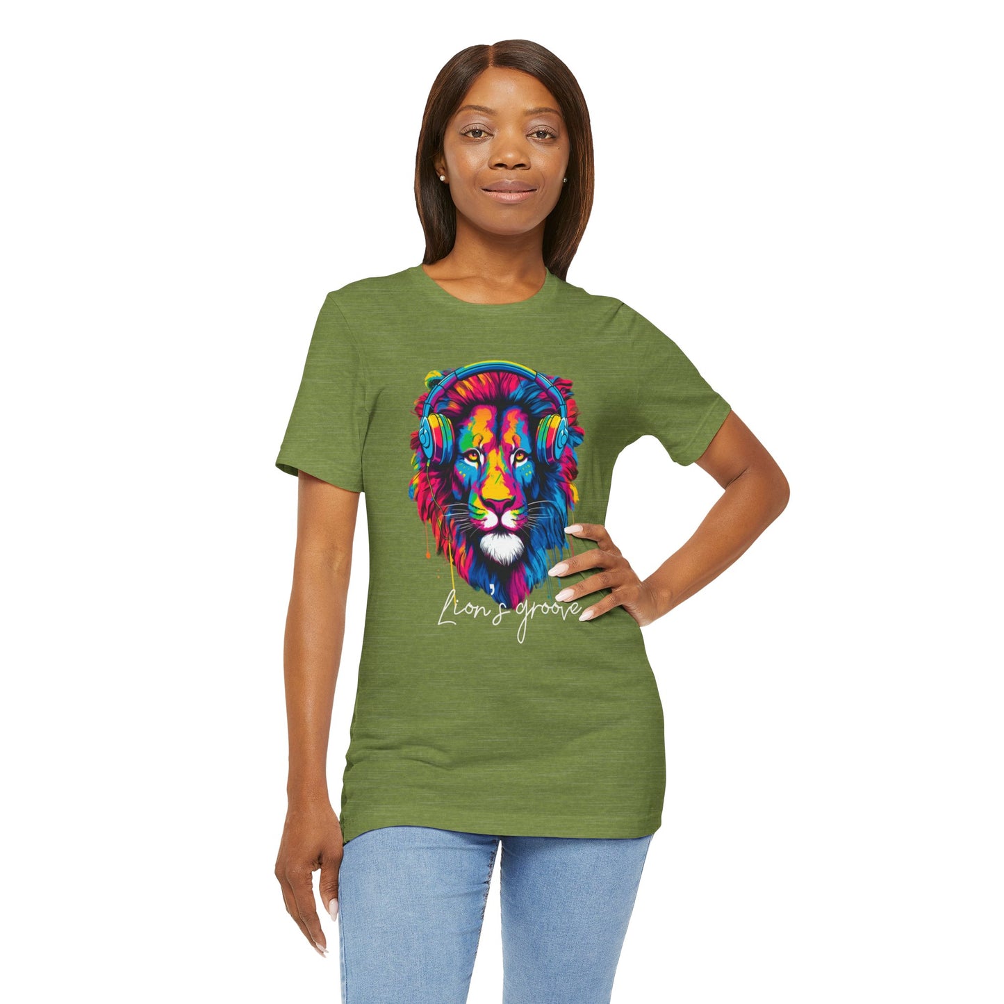 Lion's Groove - Unisex Jersey Short Sleeve Tee