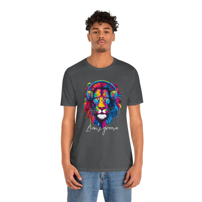 Lion's Groove - Unisex Jersey Short Sleeve Tee