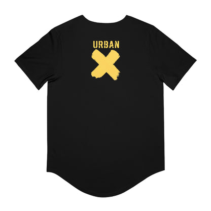 Urban X Men's Jersey Curved Hem Tee