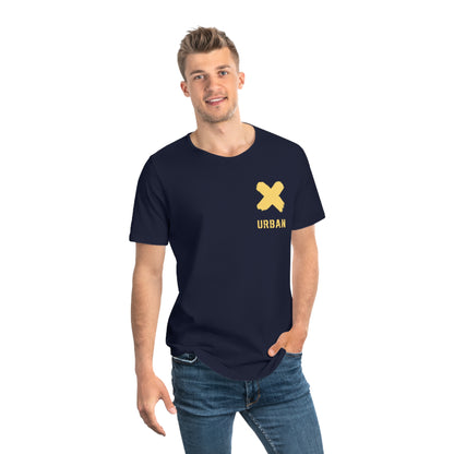 Urban X Men's Jersey Curved Hem Tee