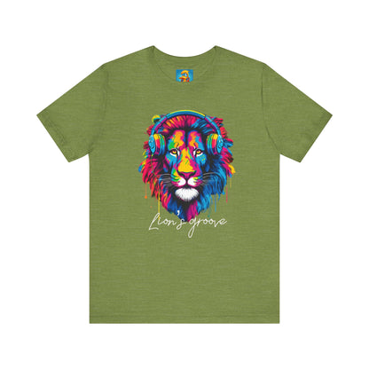 Lion's Groove - Unisex Jersey Short Sleeve Tee