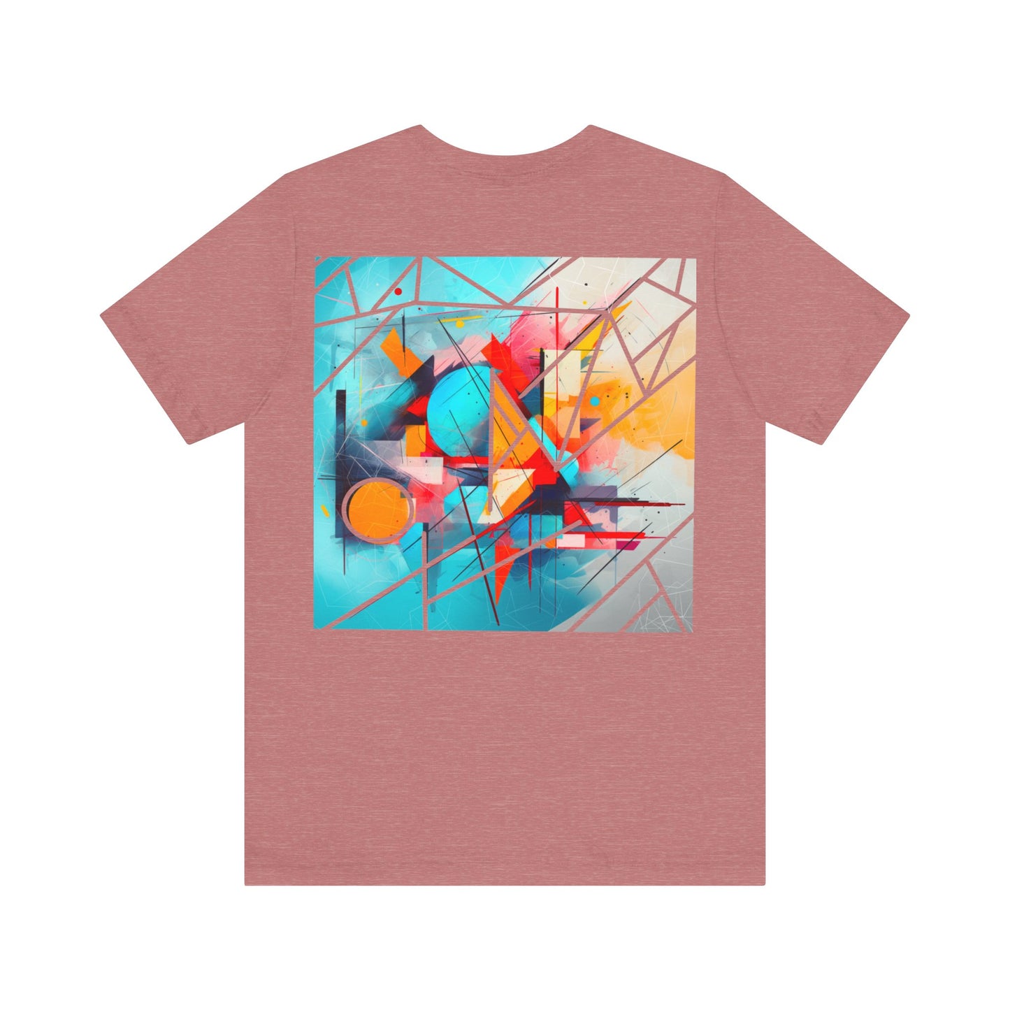 Abstract Arts (Design on Back) - Unisex Jersey Short Sleeve Tee