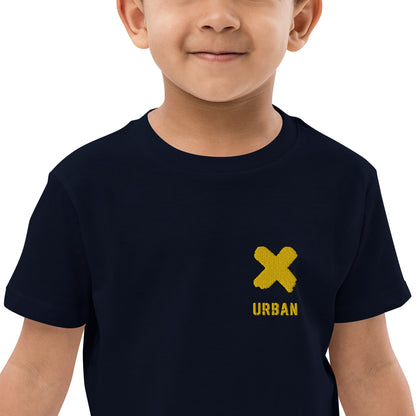 URBAN X EMBROIDERED Organic cotton kids t-shirt