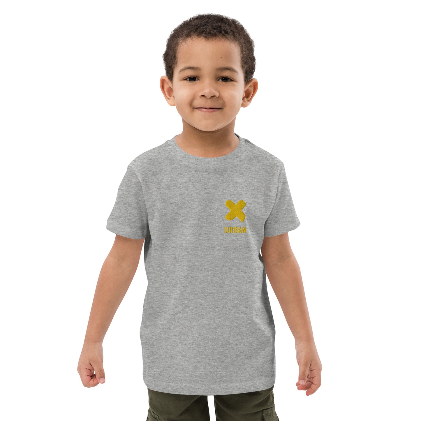 URBAN X EMBROIDERED Organic cotton kids t-shirt