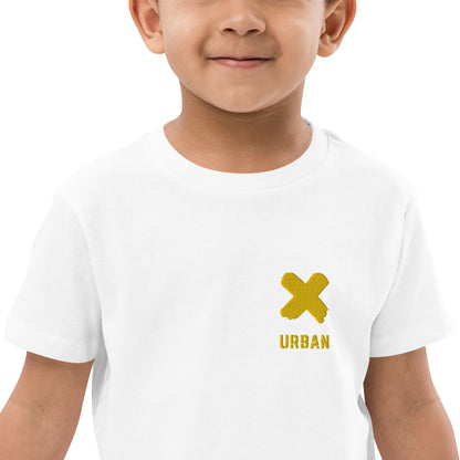 URBAN X EMBROIDERED Organic cotton kids t-shirt