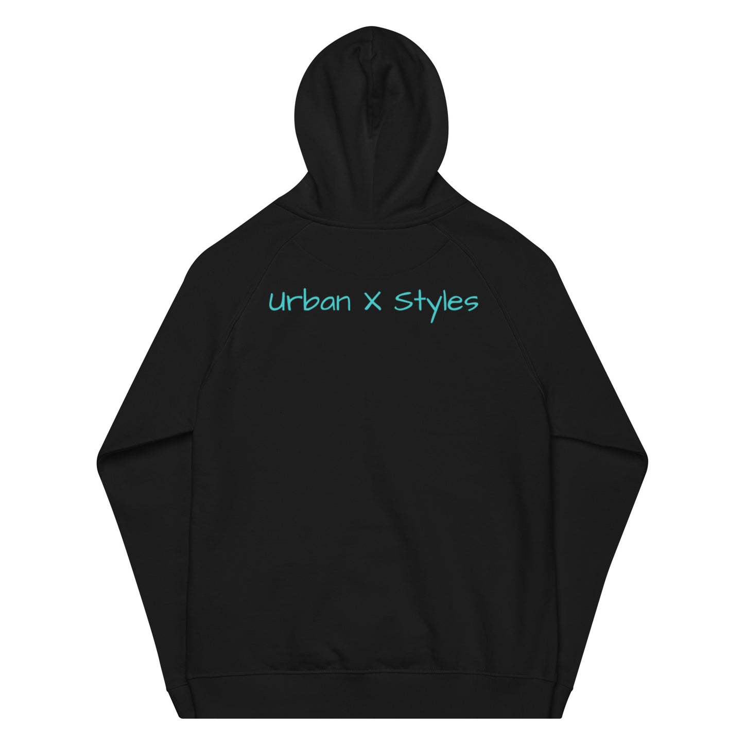 Urban X Unisex Raglan Hoodie Custom Sleeves