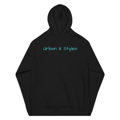 Urban X Unisex Raglan Hoodie Custom Sleeves