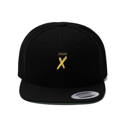 Urban X Unisex Flat Bill Hat